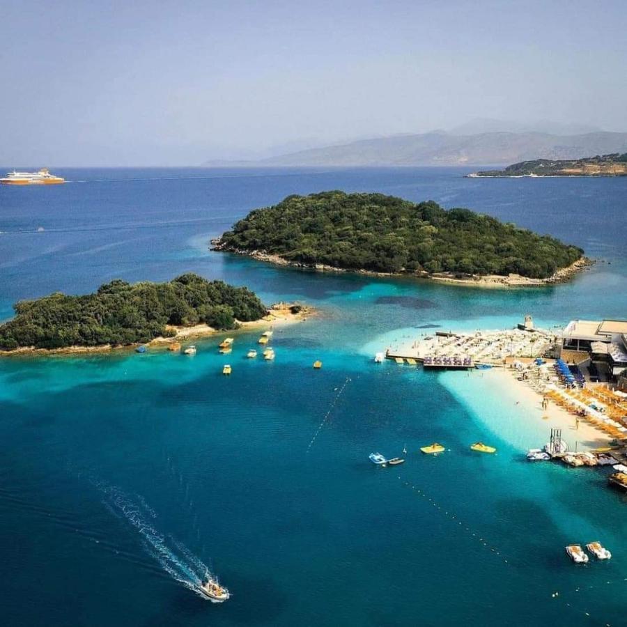 Hotel Driloni Ksamil Buitenkant foto