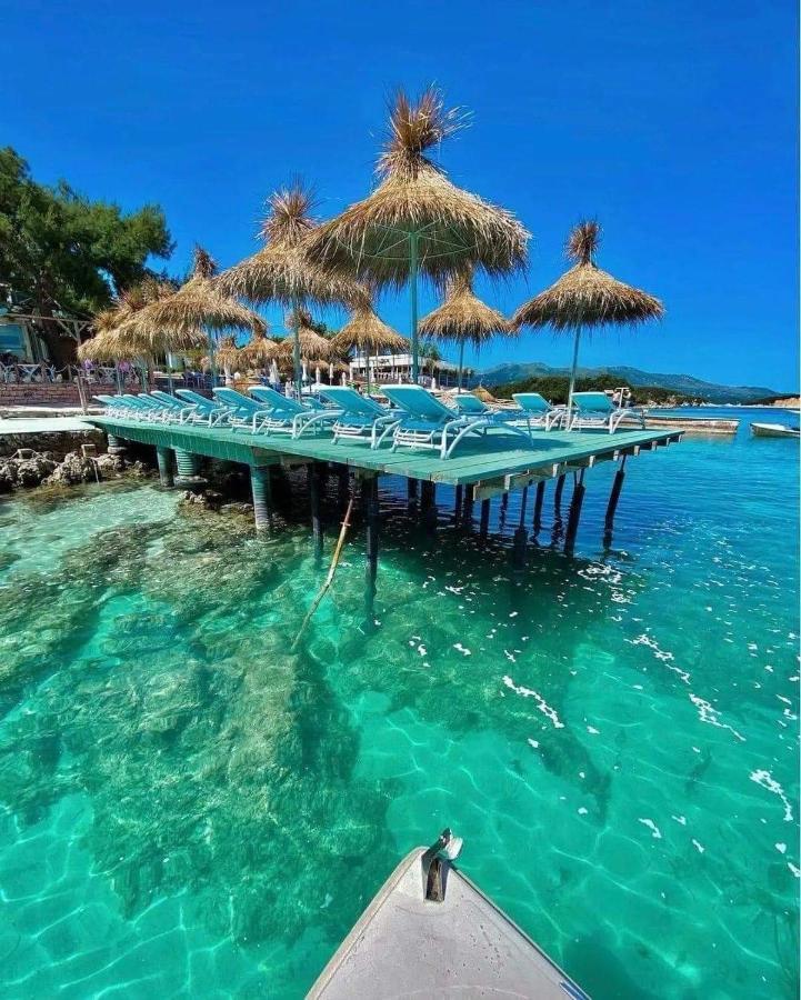 Hotel Driloni Ksamil Buitenkant foto