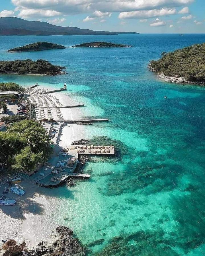 Hotel Driloni Ksamil Buitenkant foto