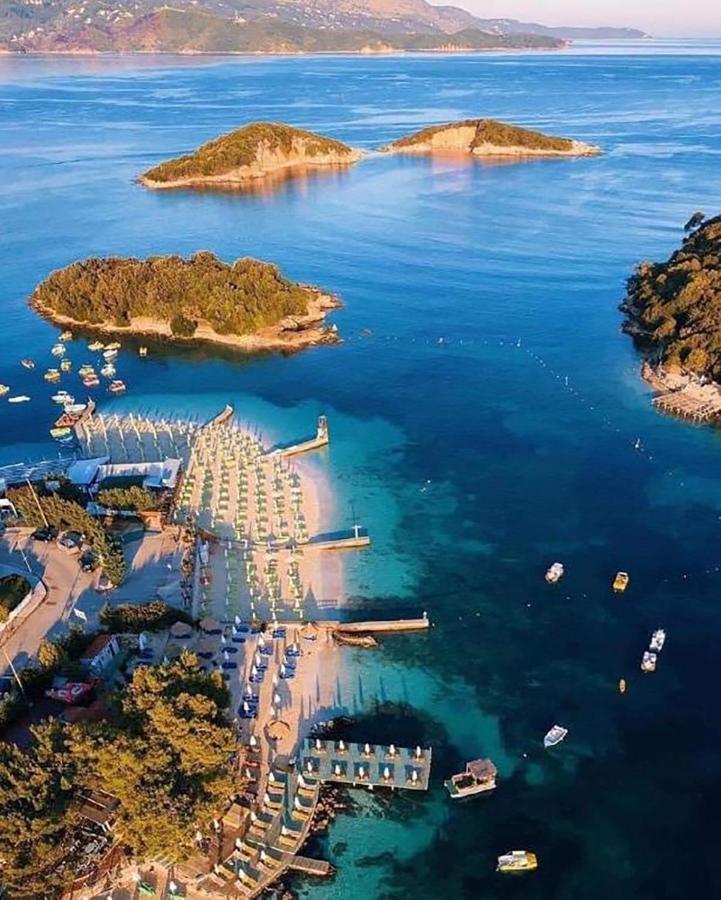 Hotel Driloni Ksamil Buitenkant foto